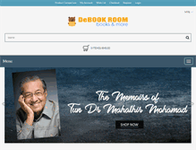 Tablet Screenshot of debookroom.com